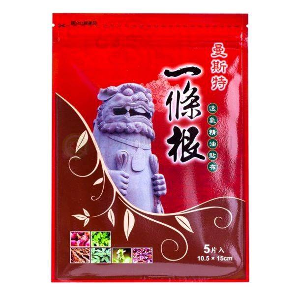 【D0411】 一條根 曼特斯特藥布(5片裝)