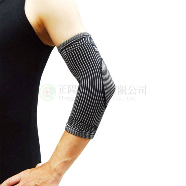 【S0108】SPO A3-011 L 竹碳針織護肘 黑