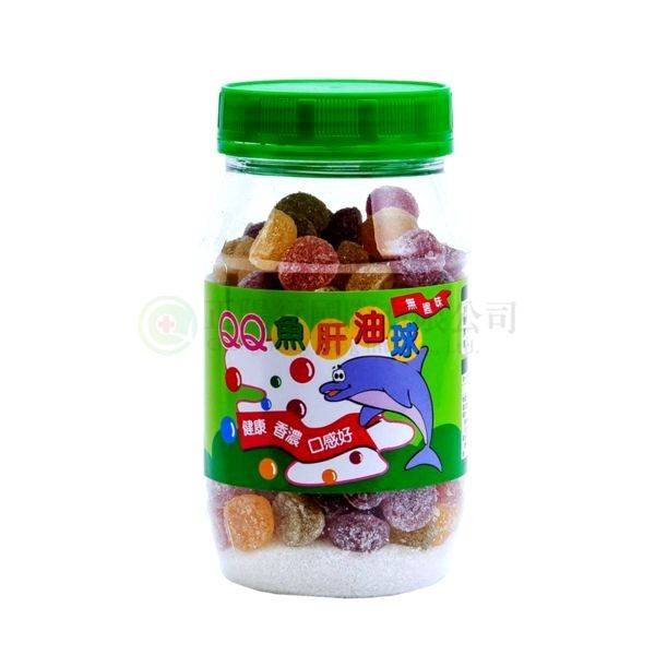 【C0107】QQ魚肝油球軟糖 (大罐)