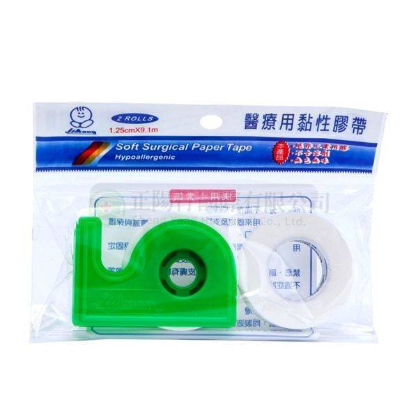佳童醫療用黏性膠帶(有台)2入白 大