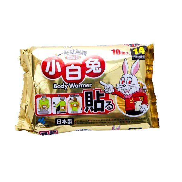 【A0355-1】小林桐灰小白兔貼式暖暖包 (10入)