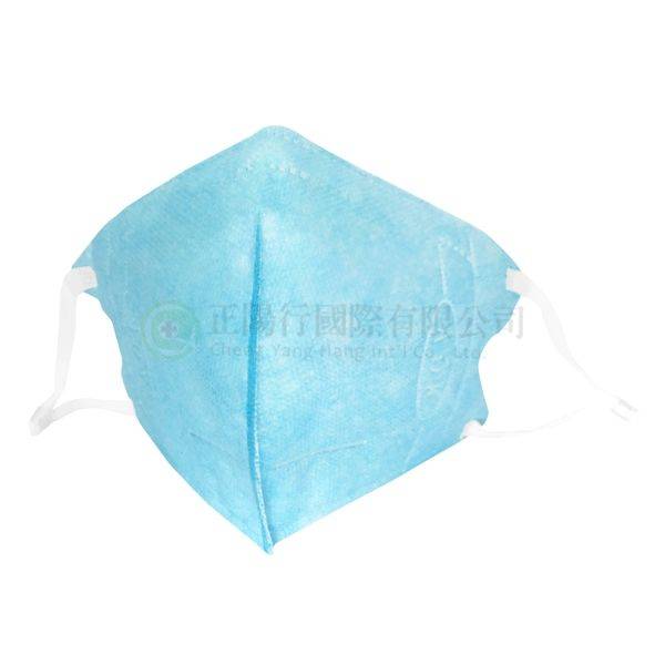 【D0546】AOK飛速 3D立體口罩 (藍 L)